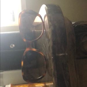 Coach Oversized Sunglasses with Flower Side